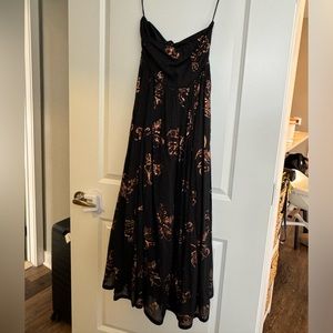 Strapless free people dress